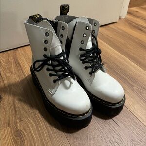 Dr. Martens Jadon Leather Platform Boots